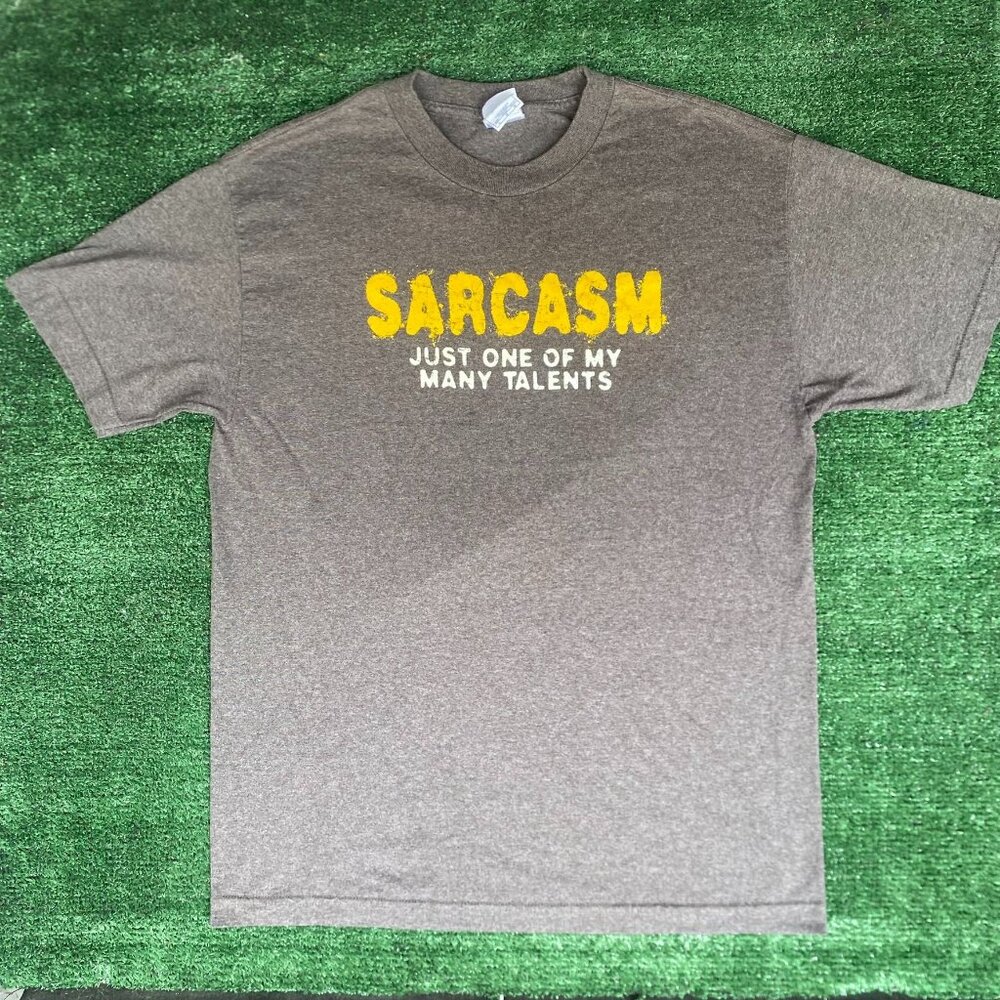 Vintage Y2K Sarcasm Humor Shirt Funny Ironic Punk Quote Tee